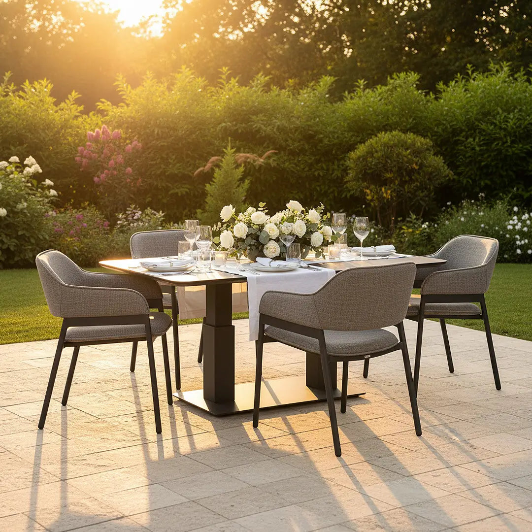 Elevate Outdoor Dining With A Versatile Numa-Style 4-Seat Dining Set