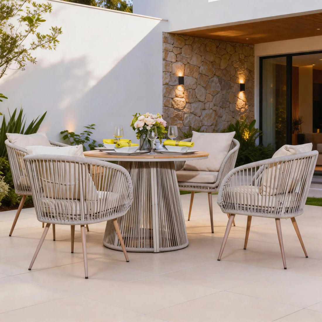 Create A Stylish Outdoor Space With DW’s Metal Dining Set PAD-2541 - Direct Wicker