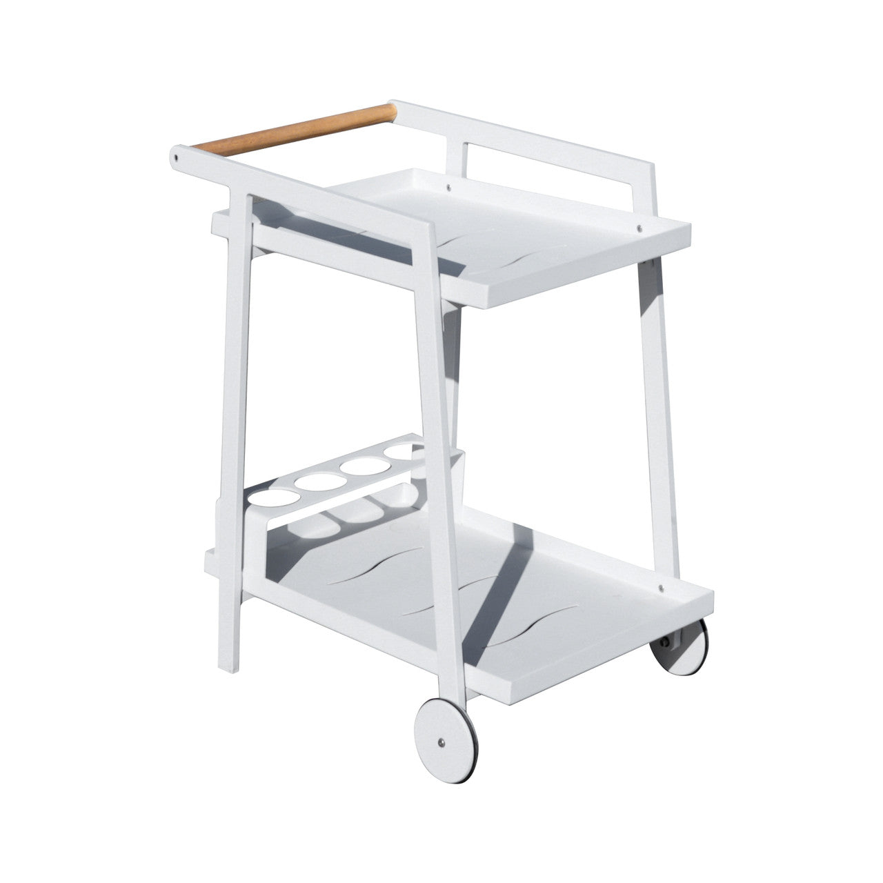 Lightweight Aluminum Utility Trolley for Outdoor & Patio Use (PA-2325-WH)