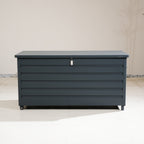 175 Gallon Capacity Numa - Style Small Aluminium Storage Box (PJB - A1470 - GR - BM) - Direct Wicker
