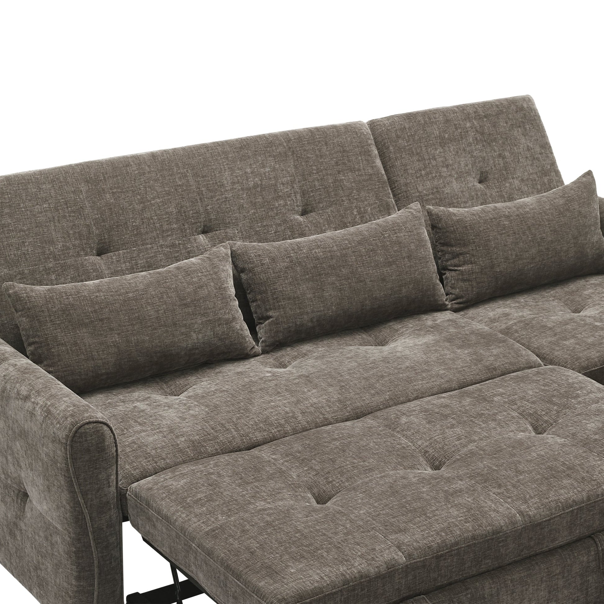 2 - in - 1 Sofa 82' Three - Seater with Sofa Bed and Reversible Recliner (N719S002010R) - Direct Wicker