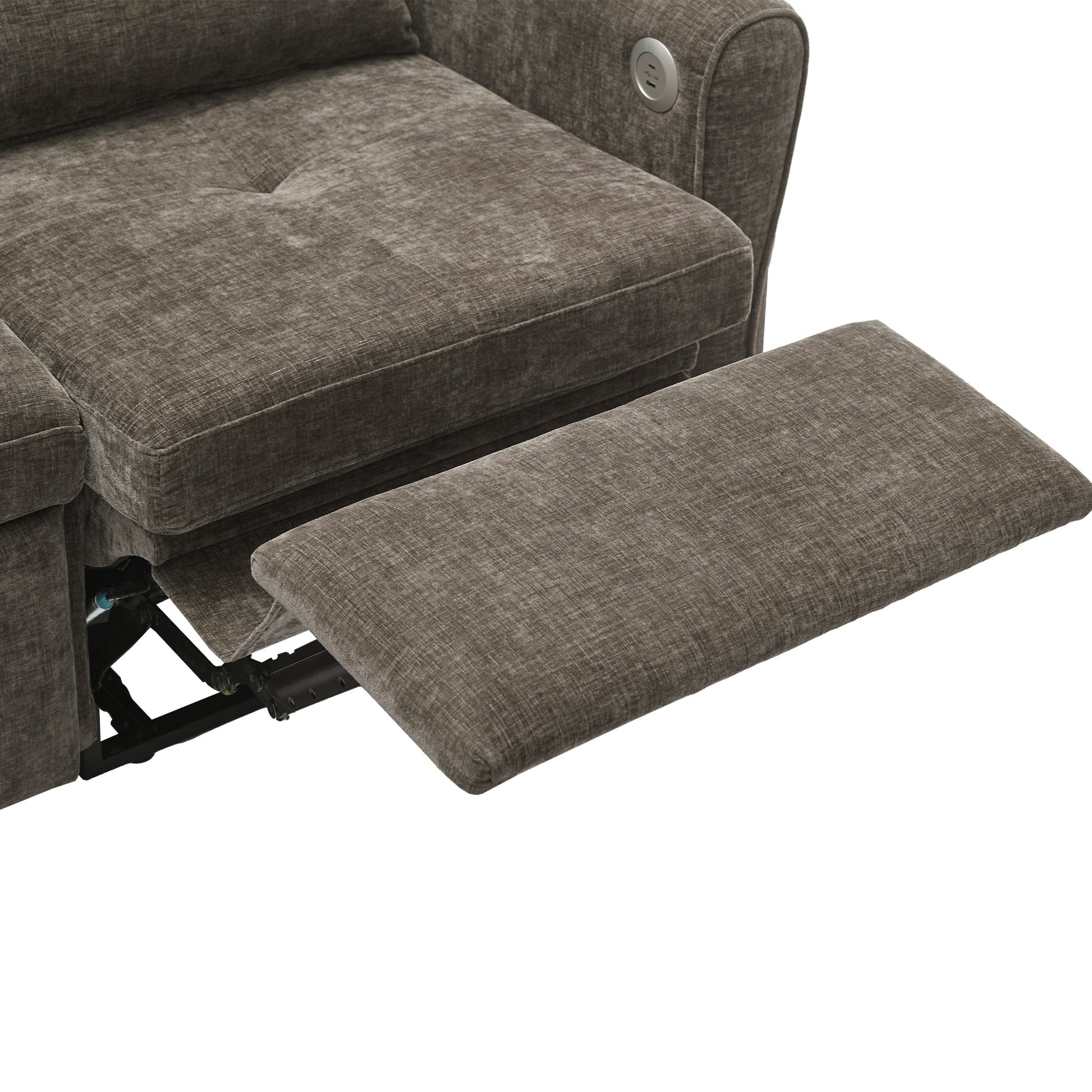 2 - in - 1 Sofa 82' Three - Seater with Sofa Bed and Reversible Recliner (N719S002010R) - Direct Wicker