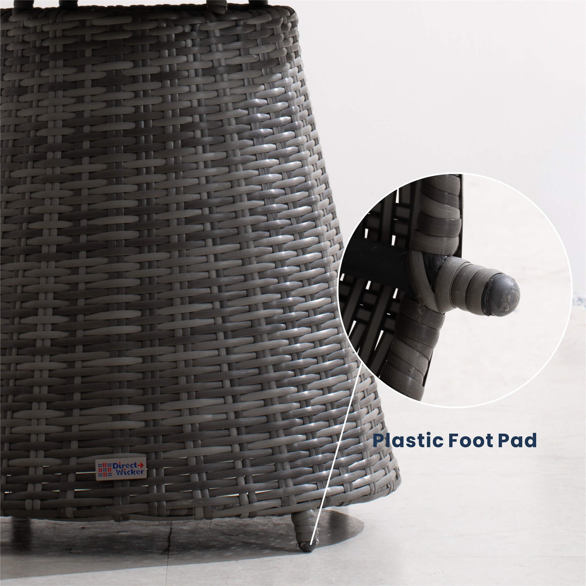 2 - Person Round Bistro Table 21"Dx23"H (Model PAD - 1708 - Table) - Direct Wicker