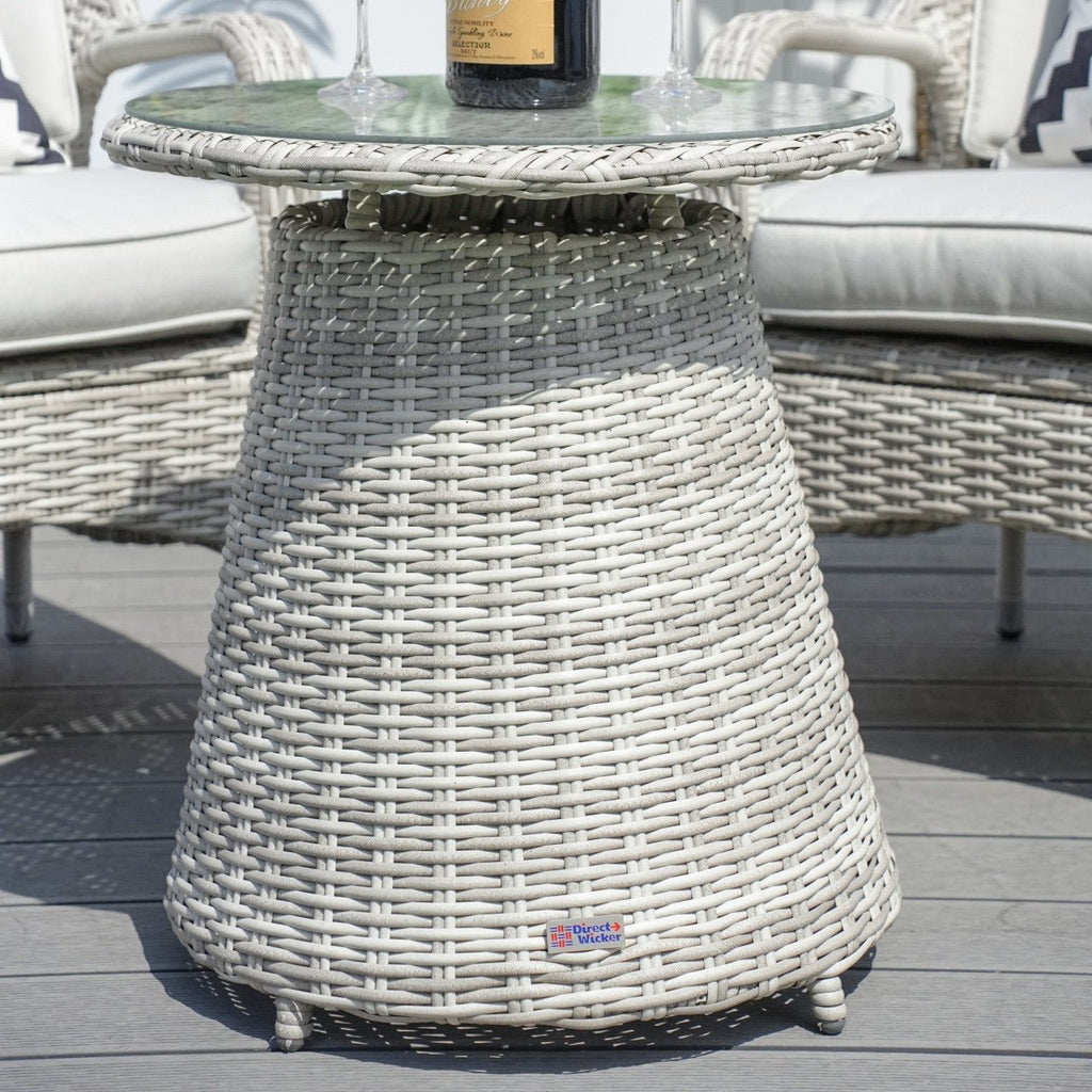 2 - Person Round Bistro Table 21"Dx23"H (Model PAD - 1708 - Table) - Direct Wicker