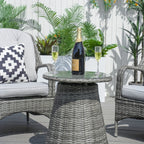 2 - Person Round Bistro Table 21"Dx23"H (Model PAD - 1708 - Table) - Direct Wicker