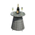 2 - Person Round Bistro Table 21"Dx23"H (Model PAD - 1708 - Table) - Direct Wicker