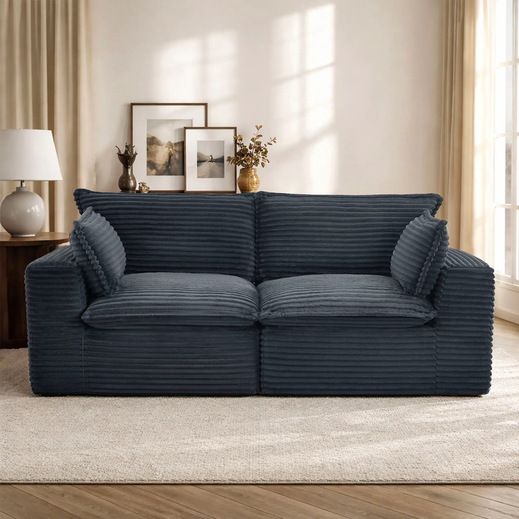 2 Pieces 2 - Seat Modular Sectional Sofa (PAS - 2637 - LS+RS) - Direct Wicker