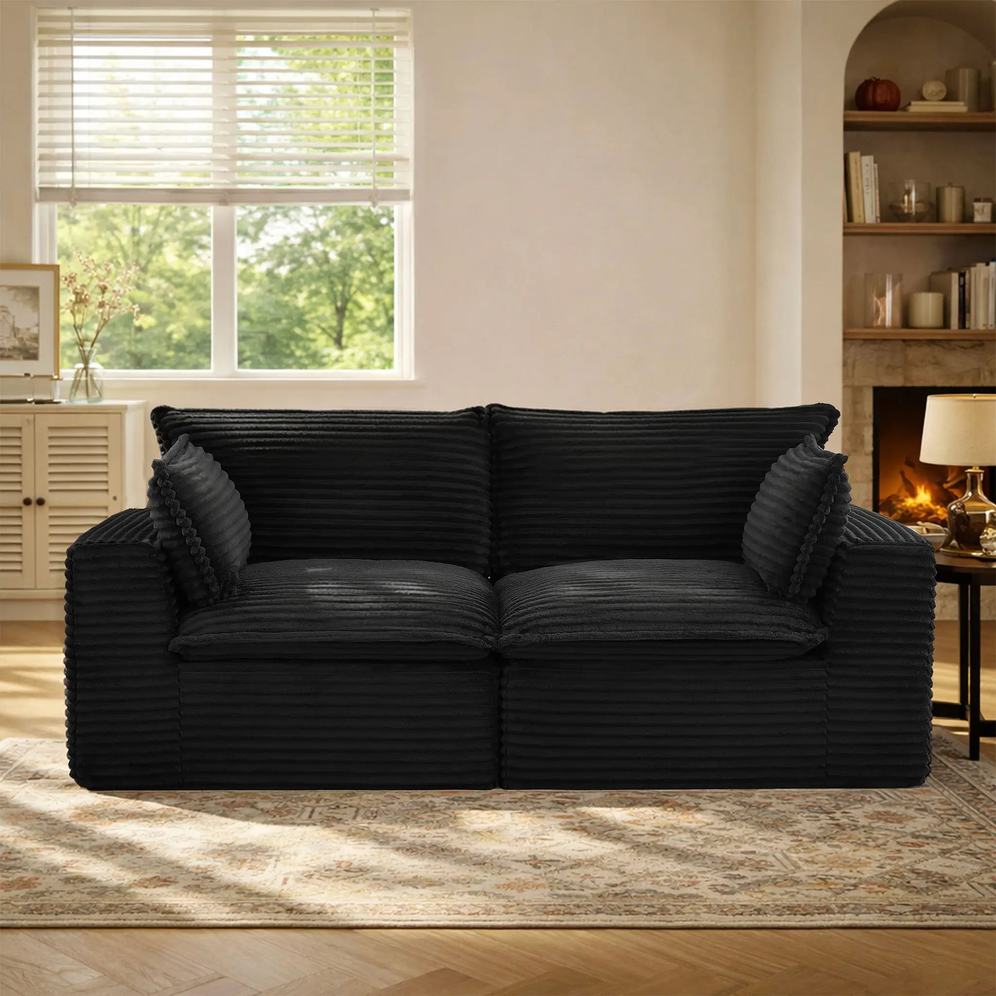2 Pieces 2 - Seat Modular Sectional Sofa (PAS - 2637 - LS+RS) - Direct Wicker