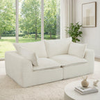 2 Pieces 2 - Seat Modular Sectional Sofa (PAS - 2637 - LS+RS) - Direct Wicker