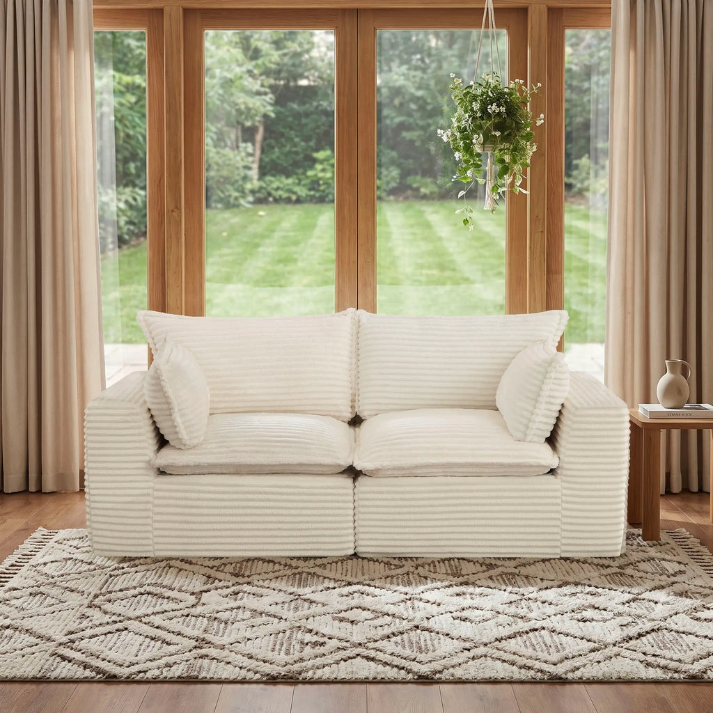 2 Pieces 2 - Seat Modular Sectional Sofa (PAS - 2637 - LS+RS) - Direct Wicker