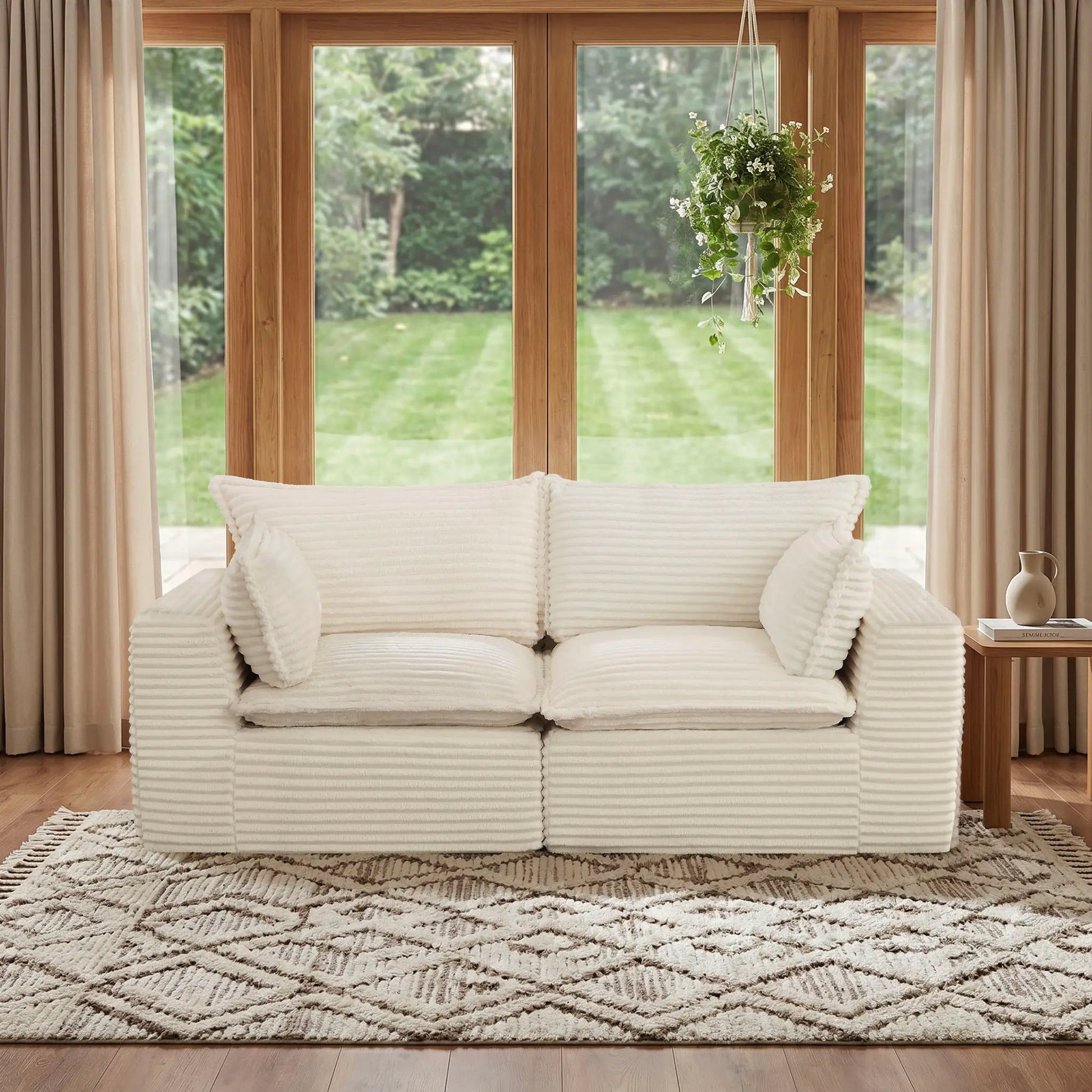 2 Pieces 2 - Seat Modular Sectional Sofa (PAS - 2637 - LS+RS) - Direct Wicker