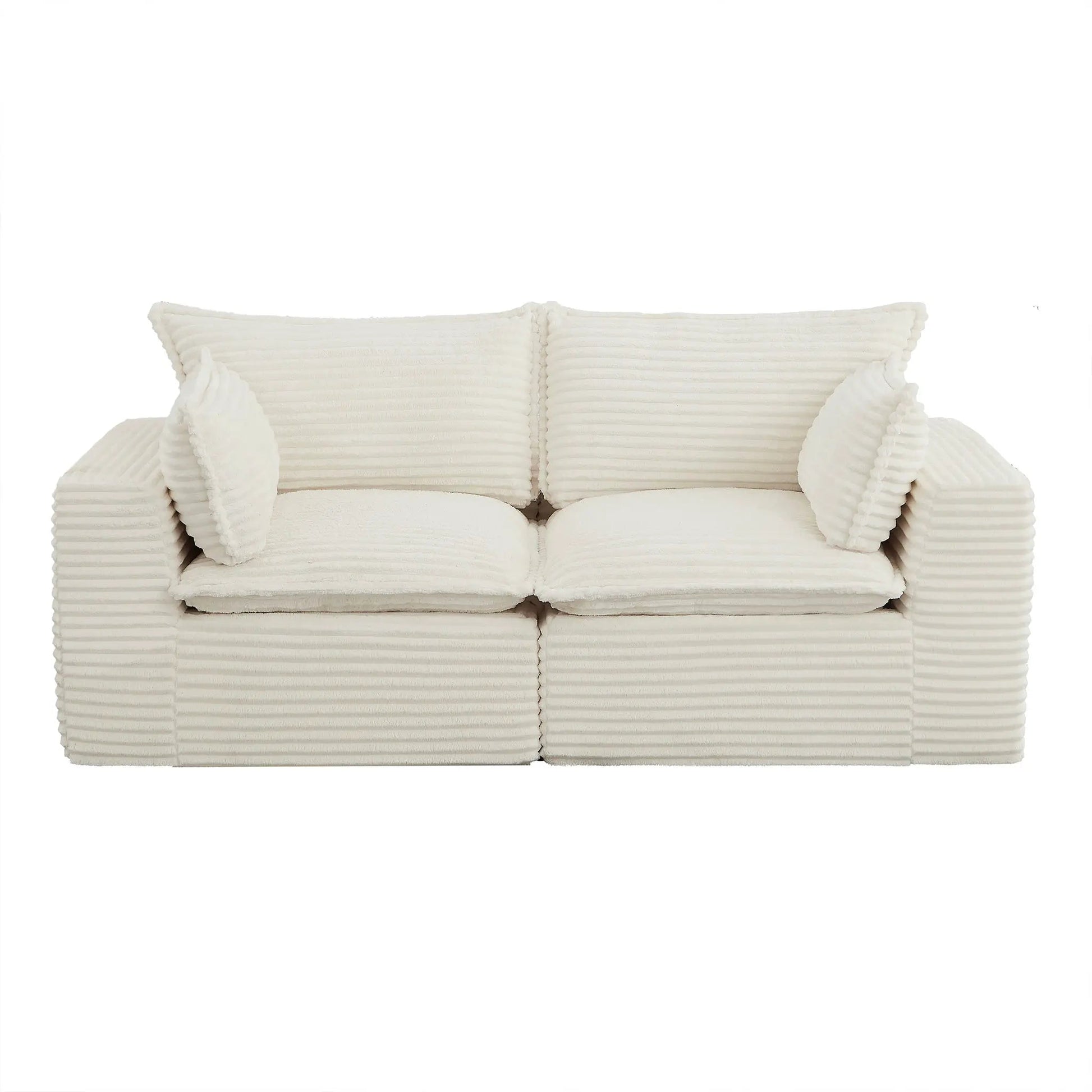 2 Pieces 2 - Seat Modular Sectional Sofa (PAS - 2637 - LS+RS) - Direct Wicker