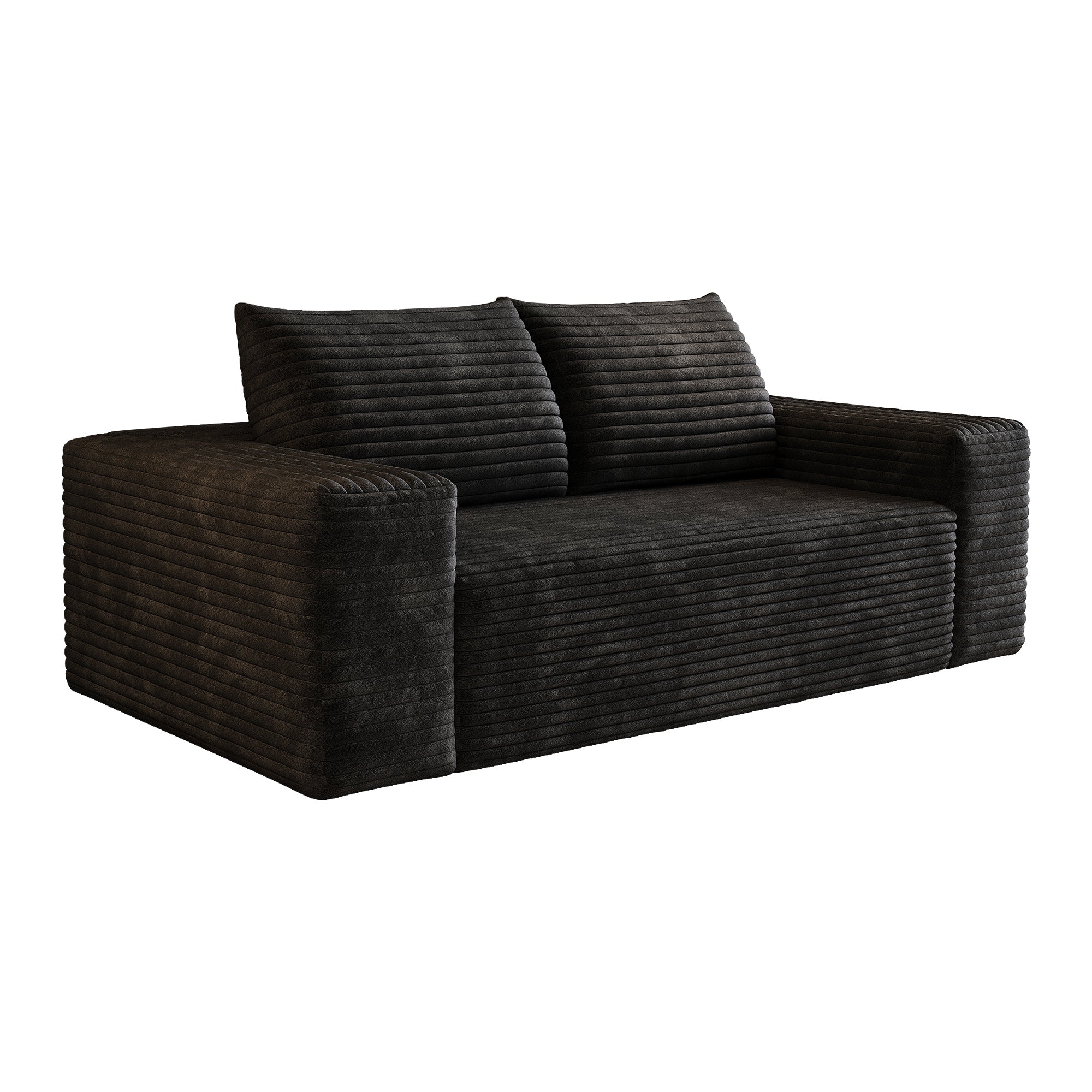 2 - Seat Sofa,Corduroy Fabric,Deep Seat Couches,Comfy Loveseat Sofa (W2824P321227) - Direct Wicker