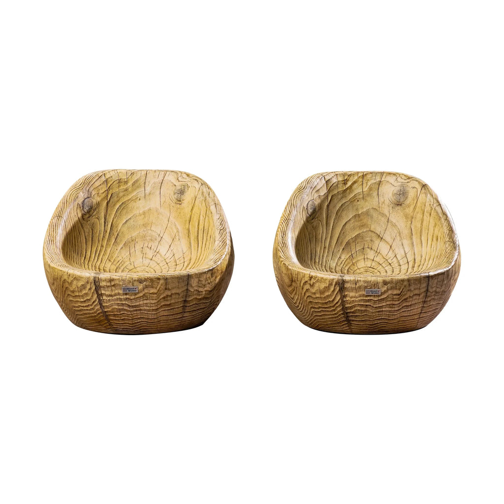 2 Single-Seat Sofa Chair (Small) - Terrafab Composite Material (PAC-24920SC) - Direct Wicker