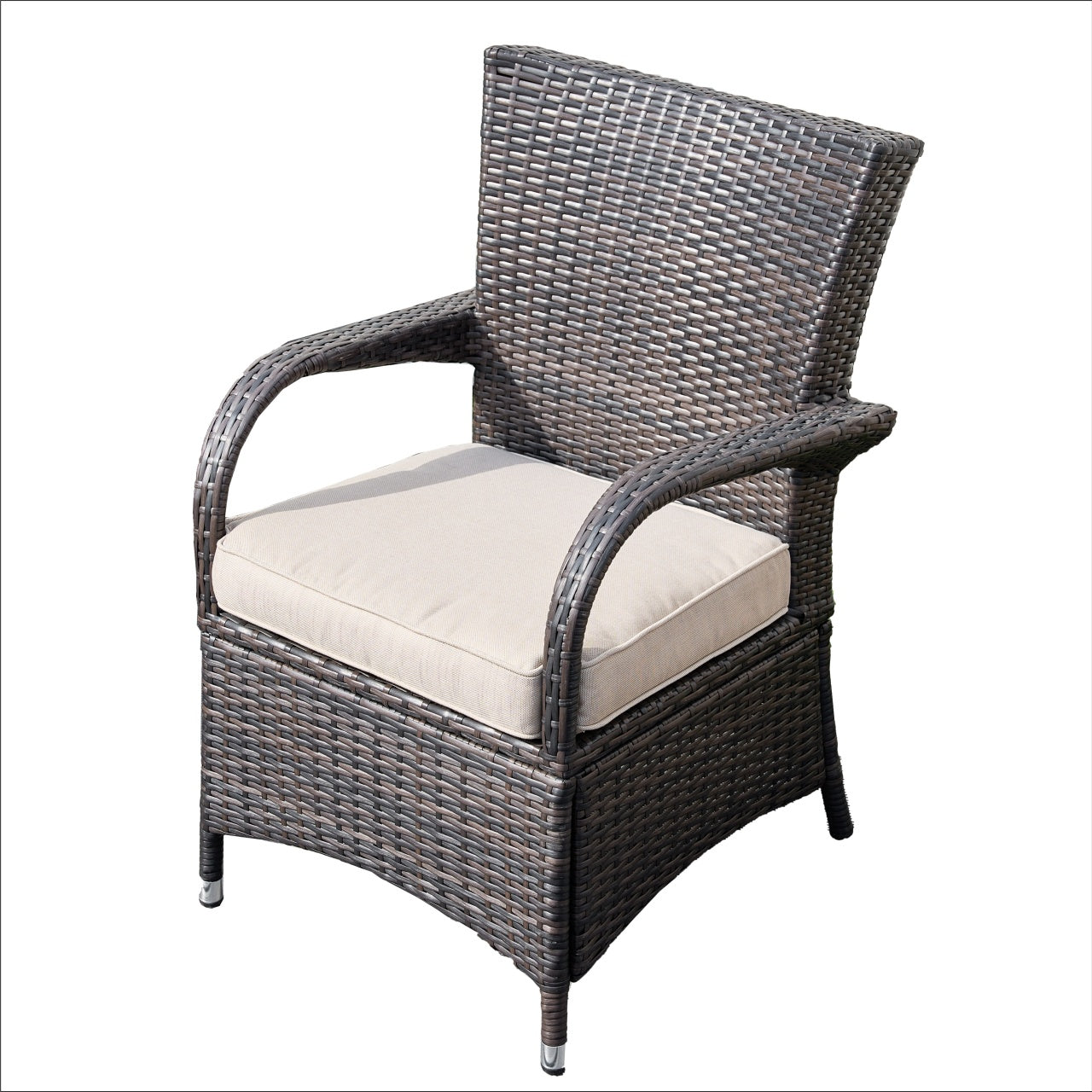 Hampton Outdoor Rattan Armchair – Perfect for Patios and Gardens (PAD-1123-KD)