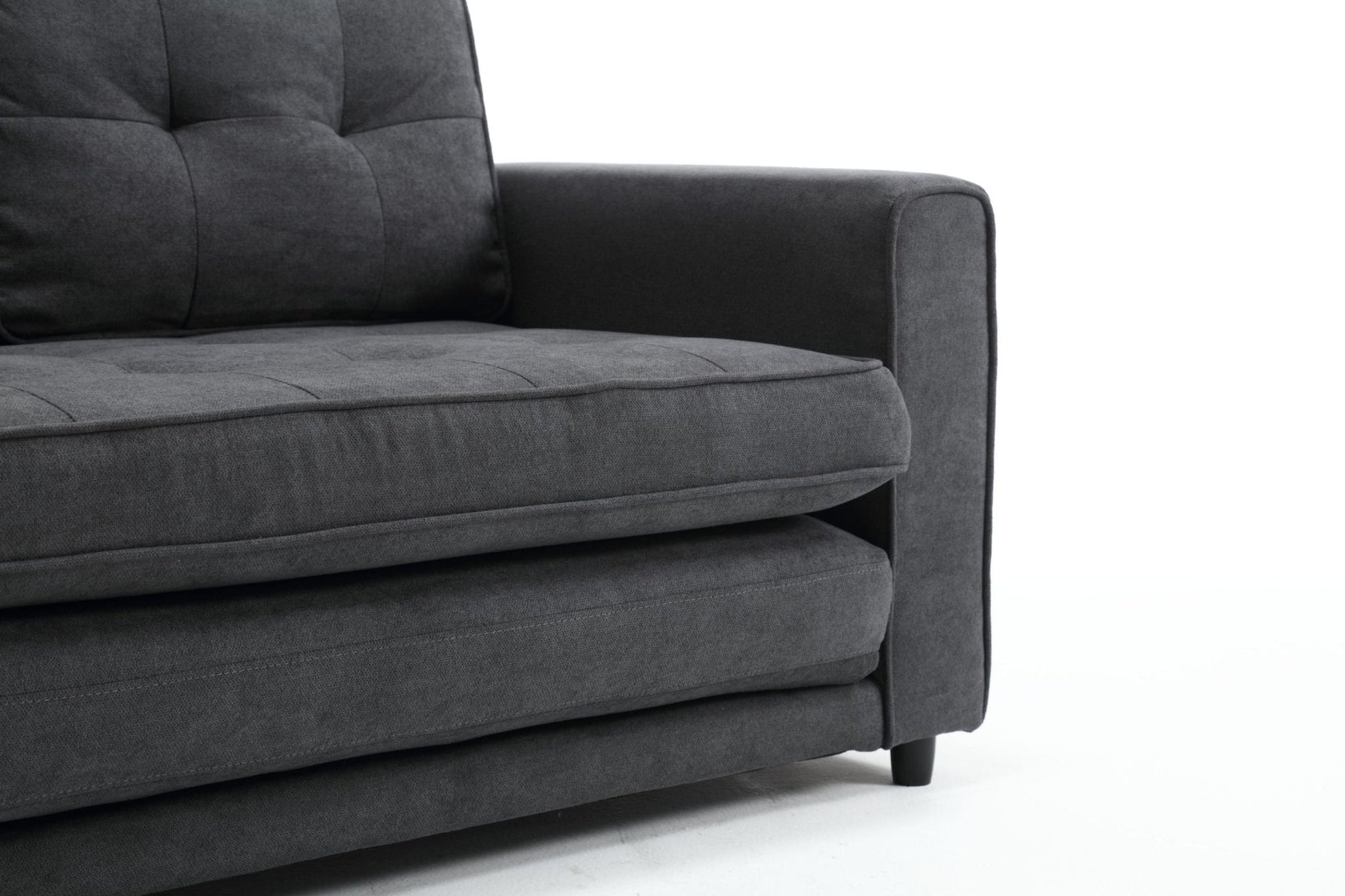 3 Fold Sofa, Convertible Futon Couch sleeper sofabed, Space saving loveseat (W1628118503) - Direct Wicker