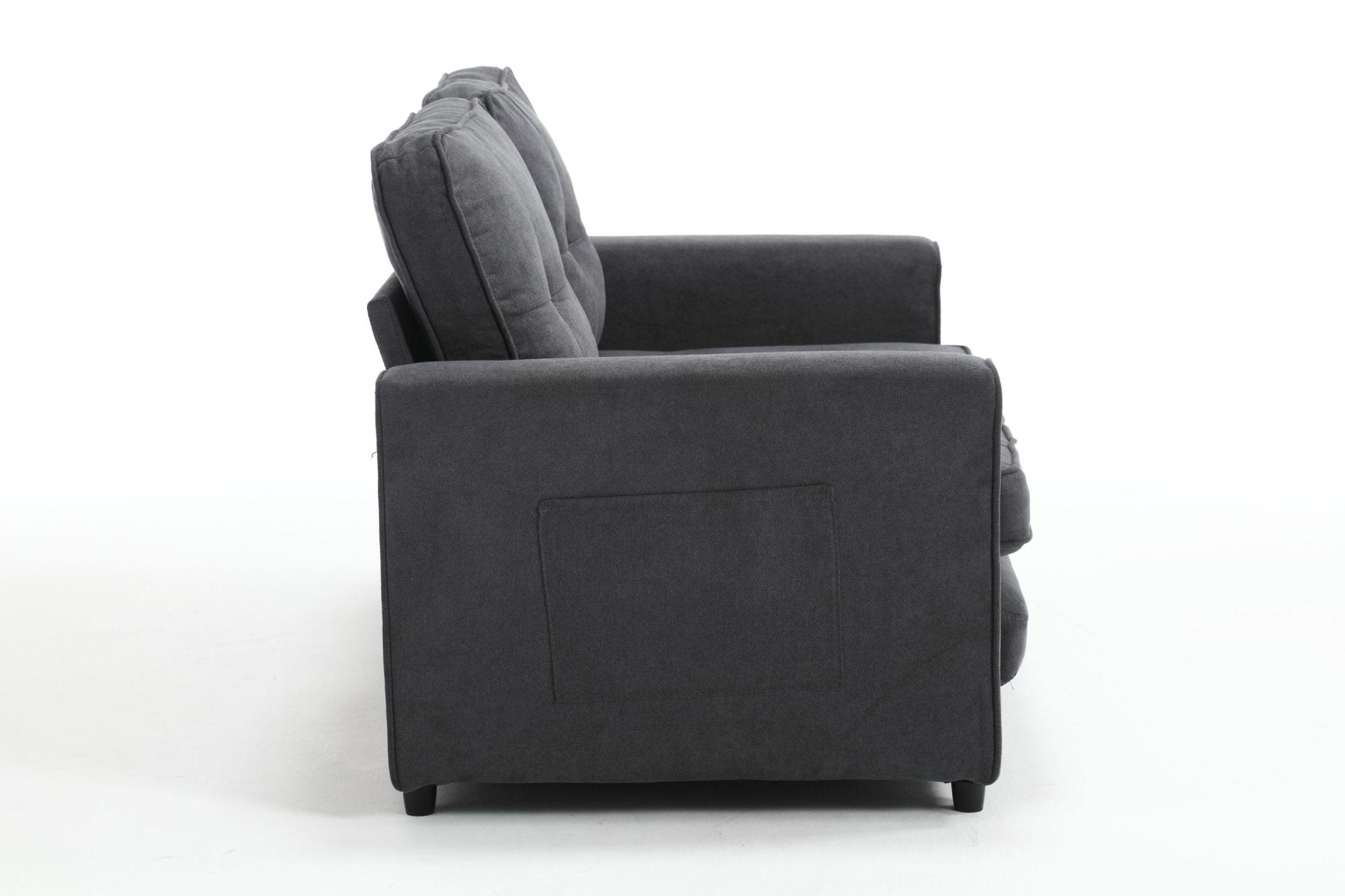 3 Fold Sofa, Convertible Futon Couch sleeper sofabed, Space saving loveseat (W1628118503) - Direct Wicker