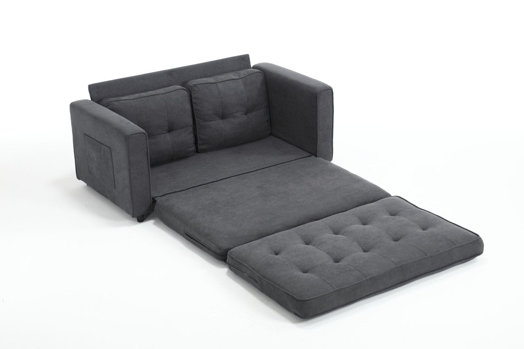 3 Fold Sofa, Convertible Futon Couch sleeper sofabed, Space saving loveseat (W1628118503) - Direct Wicker