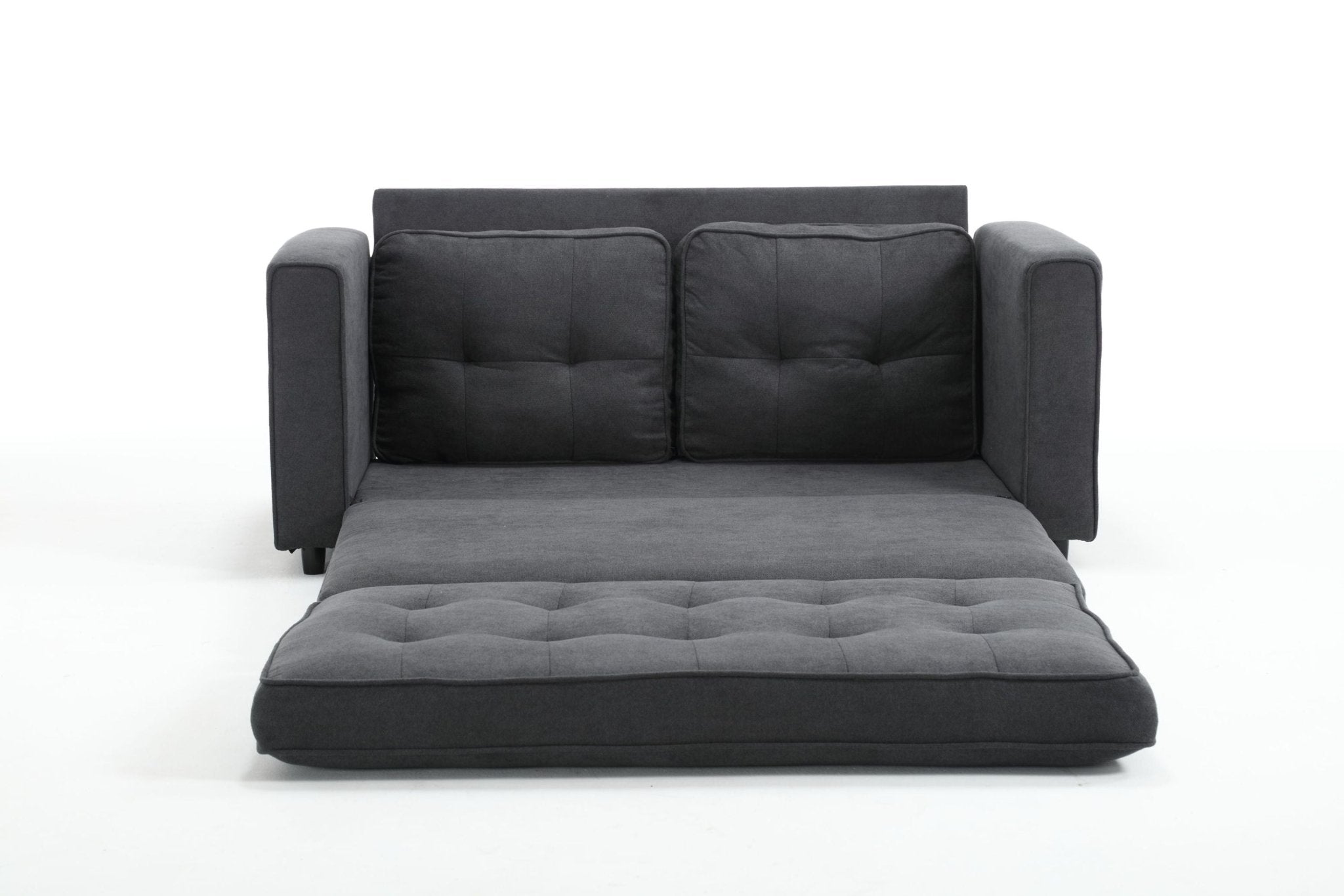 3 Fold Sofa, Convertible Futon Couch sleeper sofabed, Space saving loveseat (W1628118503) - Direct Wicker