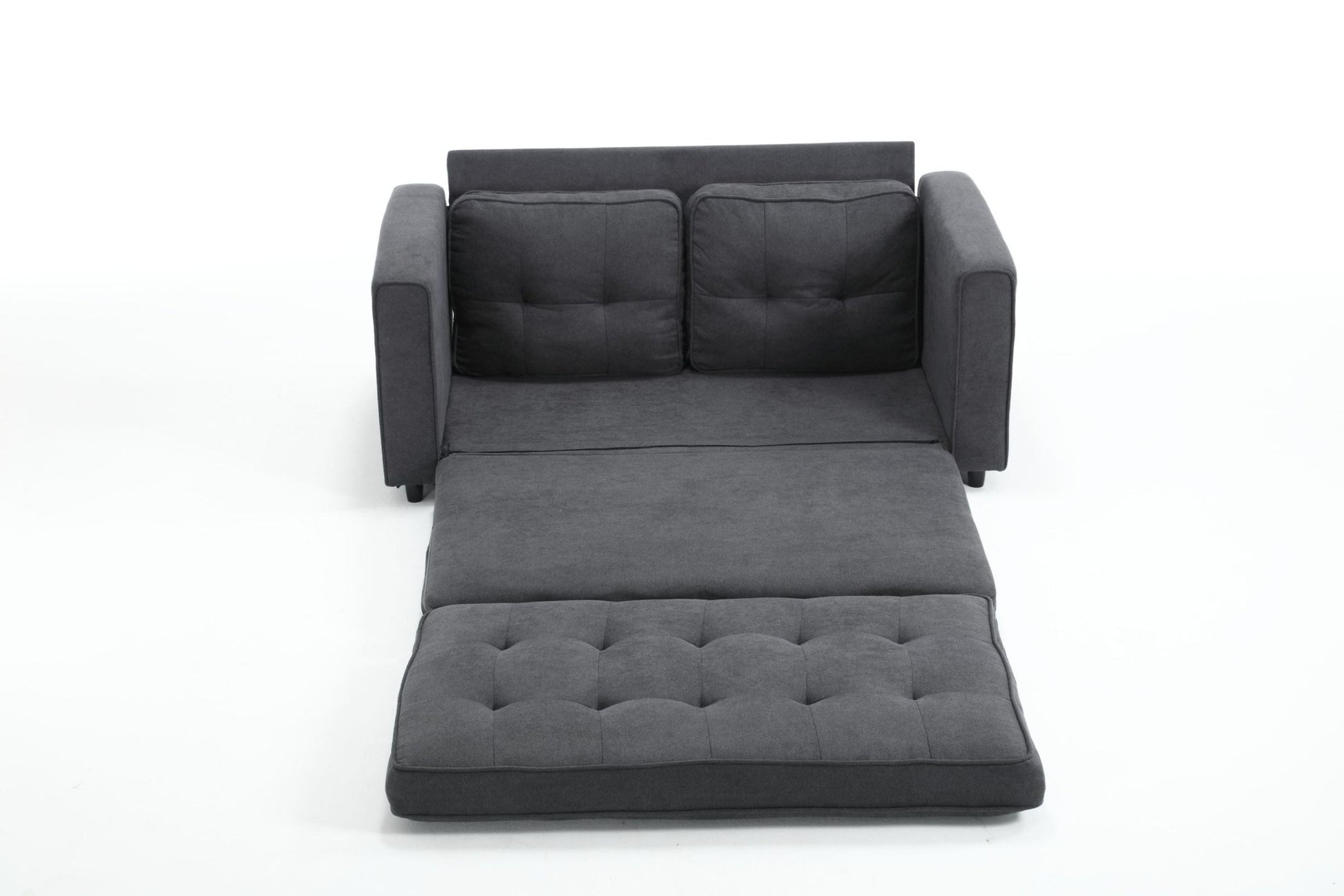 3 Fold Sofa, Convertible Futon Couch sleeper sofabed, Space saving loveseat (W1628118503) - Direct Wicker