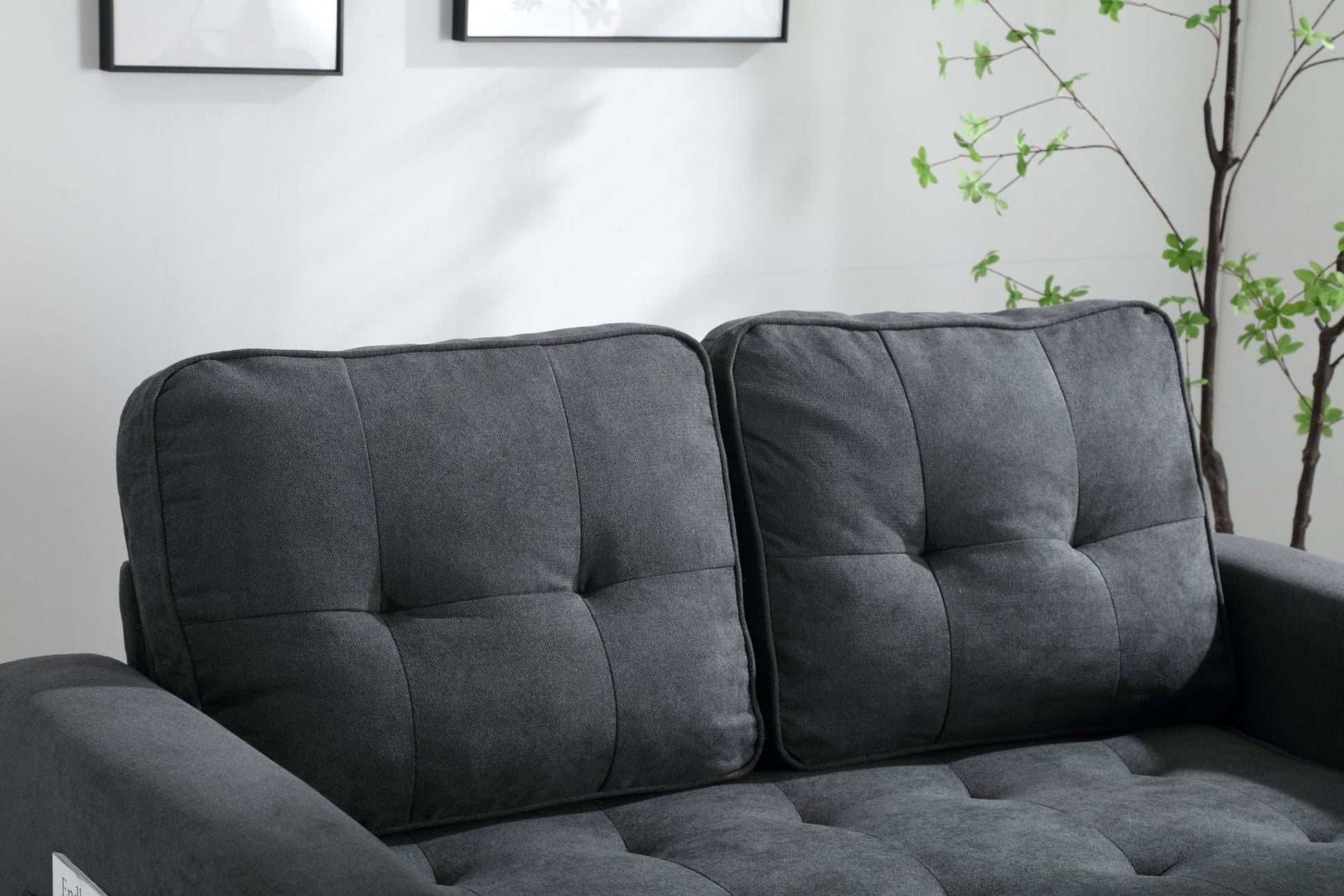 3 Fold Sofa, Convertible Futon Couch sleeper sofabed, Space saving loveseat (W1628118503) - Direct Wicker