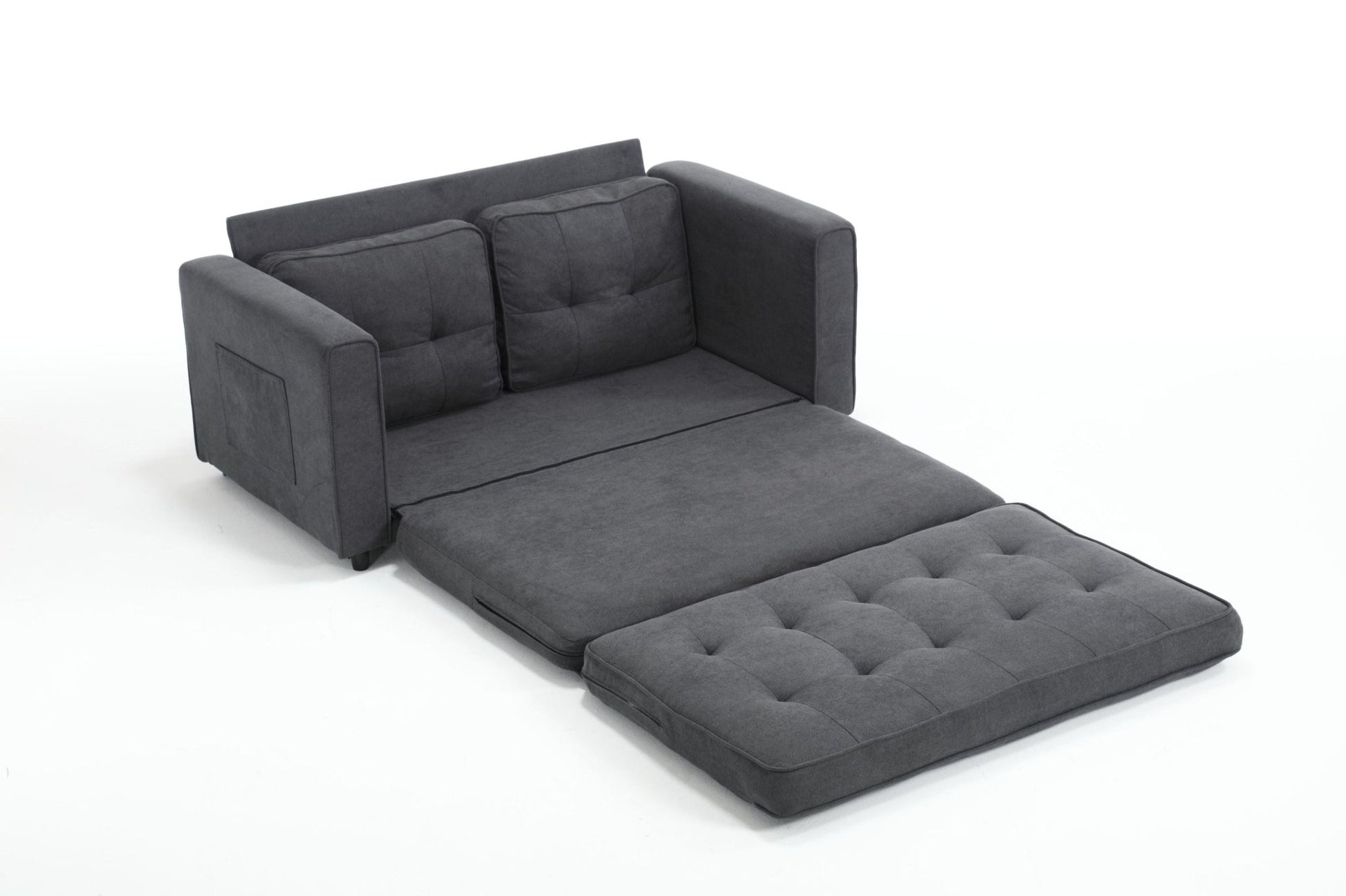 3 Fold Sofa, Convertible Futon Couch sleeper sofabed, Space saving loveseat (W1628118503) - Direct Wicker
