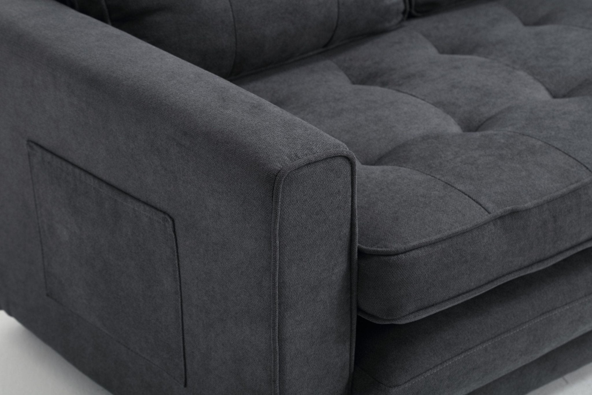 3 Fold Sofa, Convertible Futon Couch sleeper sofabed, Space saving loveseat (W1628118503) - Direct Wicker