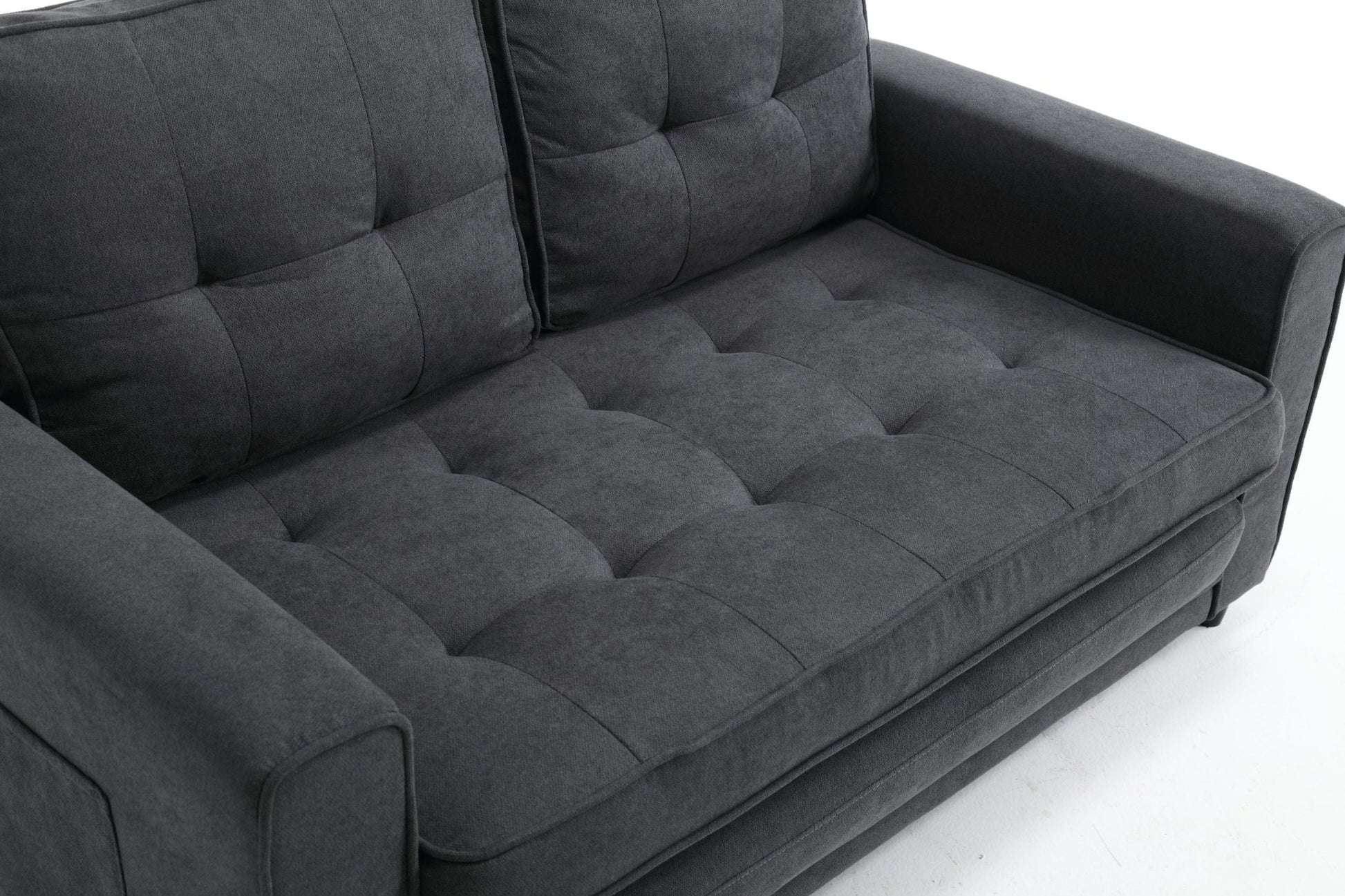 3 Fold Sofa, Convertible Futon Couch sleeper sofabed, Space saving loveseat (W1628118503) - Direct Wicker