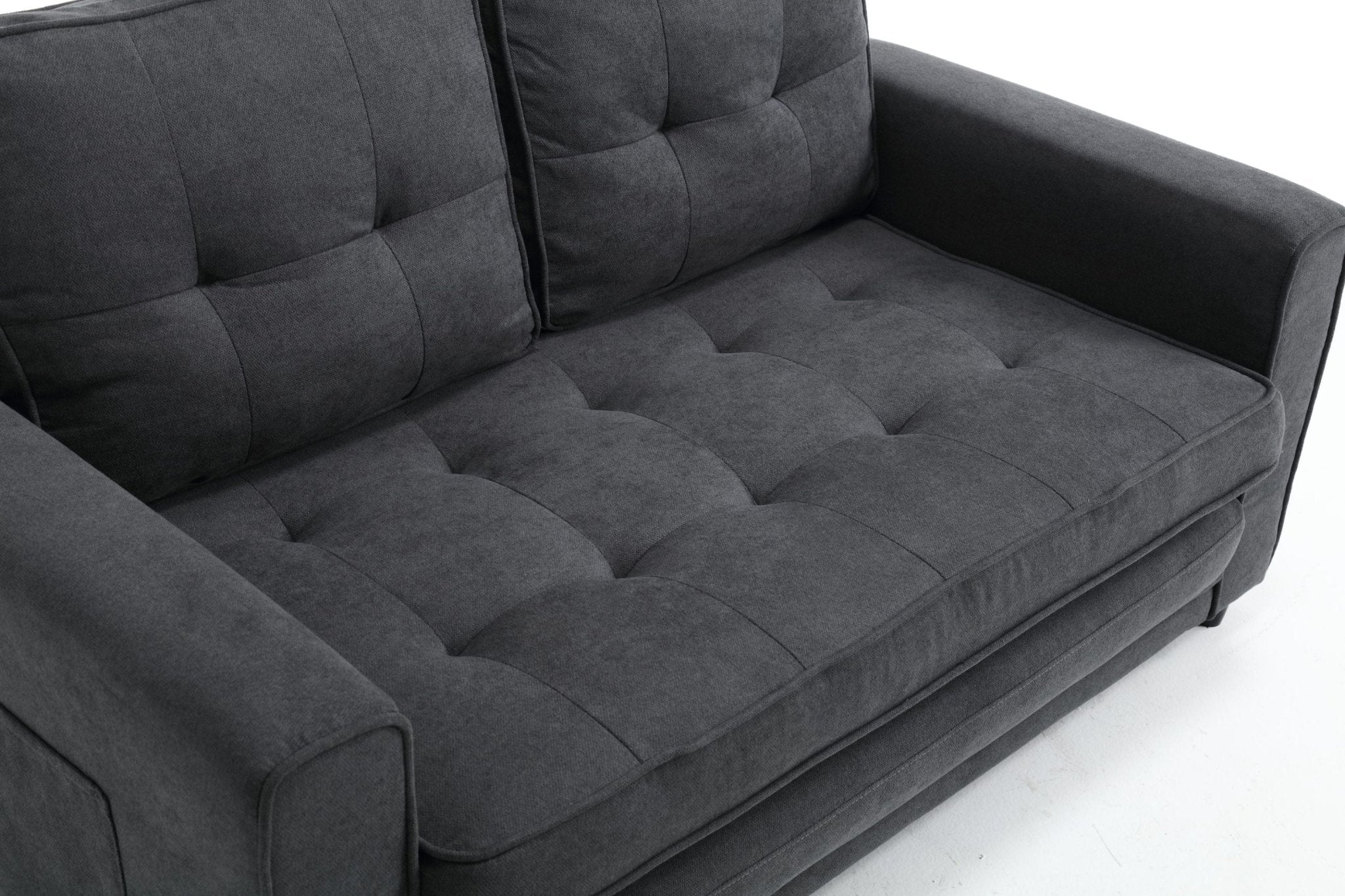 3 Fold Sofa, Convertible Futon Couch sleeper sofabed, Space saving loveseat (W1628118503) - Direct Wicker