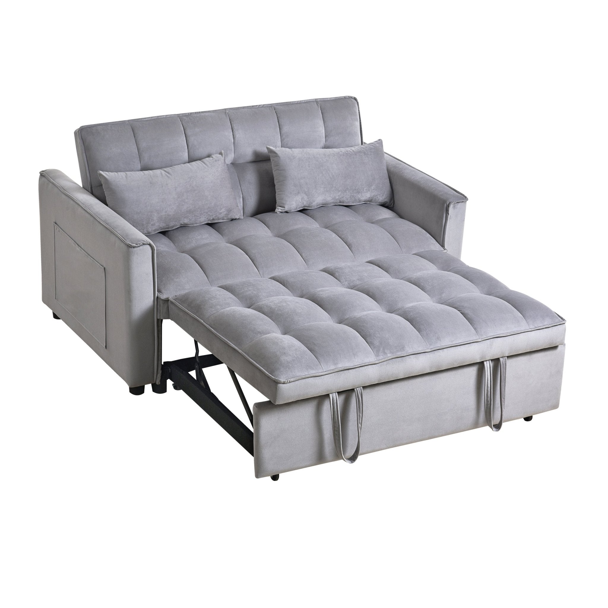 3 in 1 Convertible Sleeper Sofa Bed, Modern Pull Out Couch Bed (W2121P179225) - Direct Wicker