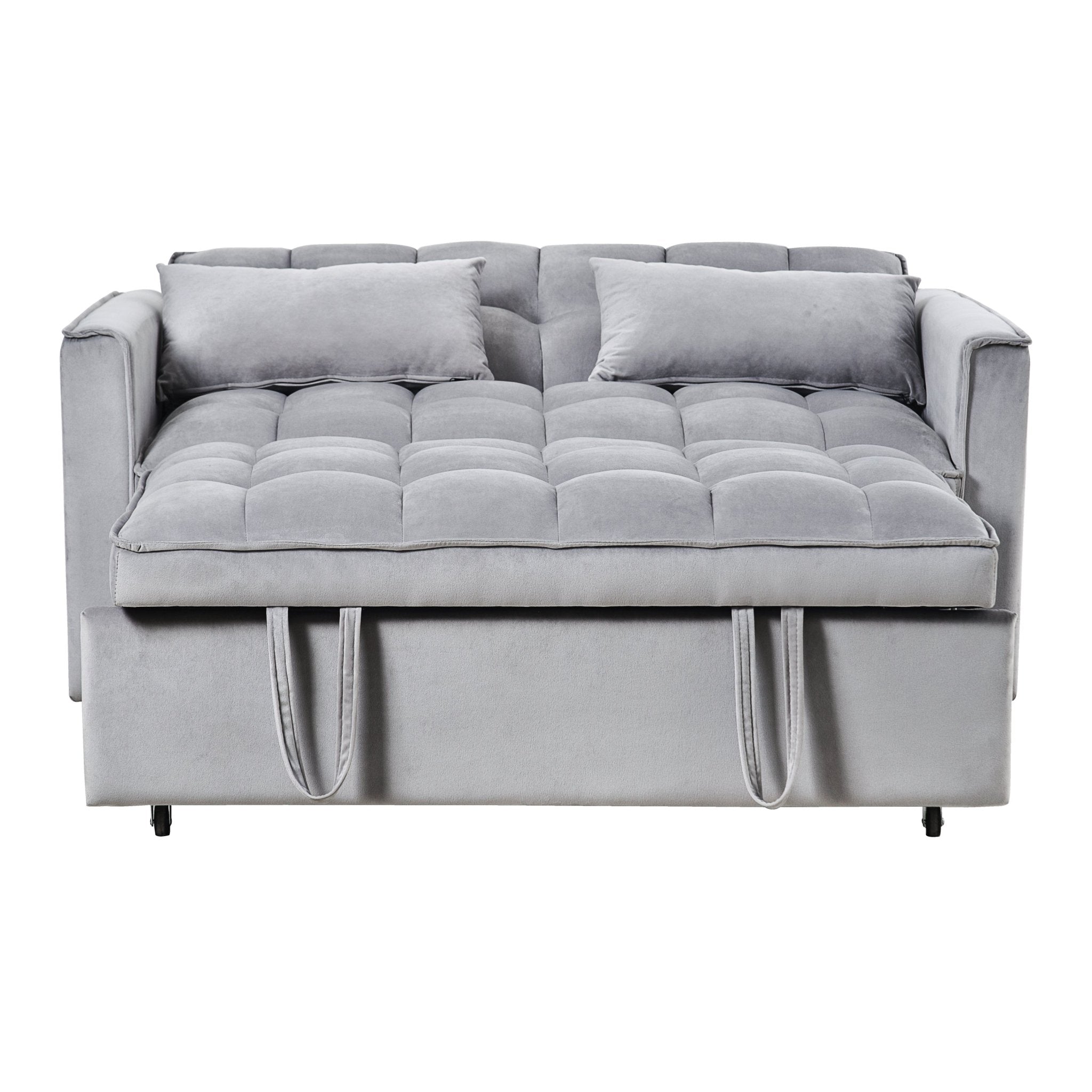 3 in 1 Convertible Sleeper Sofa Bed, Modern Pull Out Couch Bed (W2121P179225) - Direct Wicker