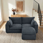 3 Pieces 2 - Seat Modular Sectional Sofa (PAS - 2637 - LS+RS+FT) - Direct Wicker