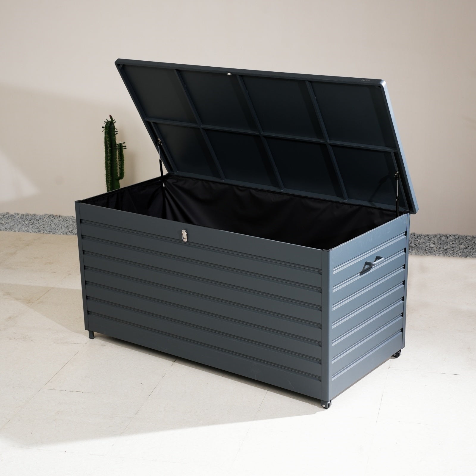 375 Gallon Capacity Numa - Style Large Aluminium Storage Box (PJB - A1890) - Direct Wicker