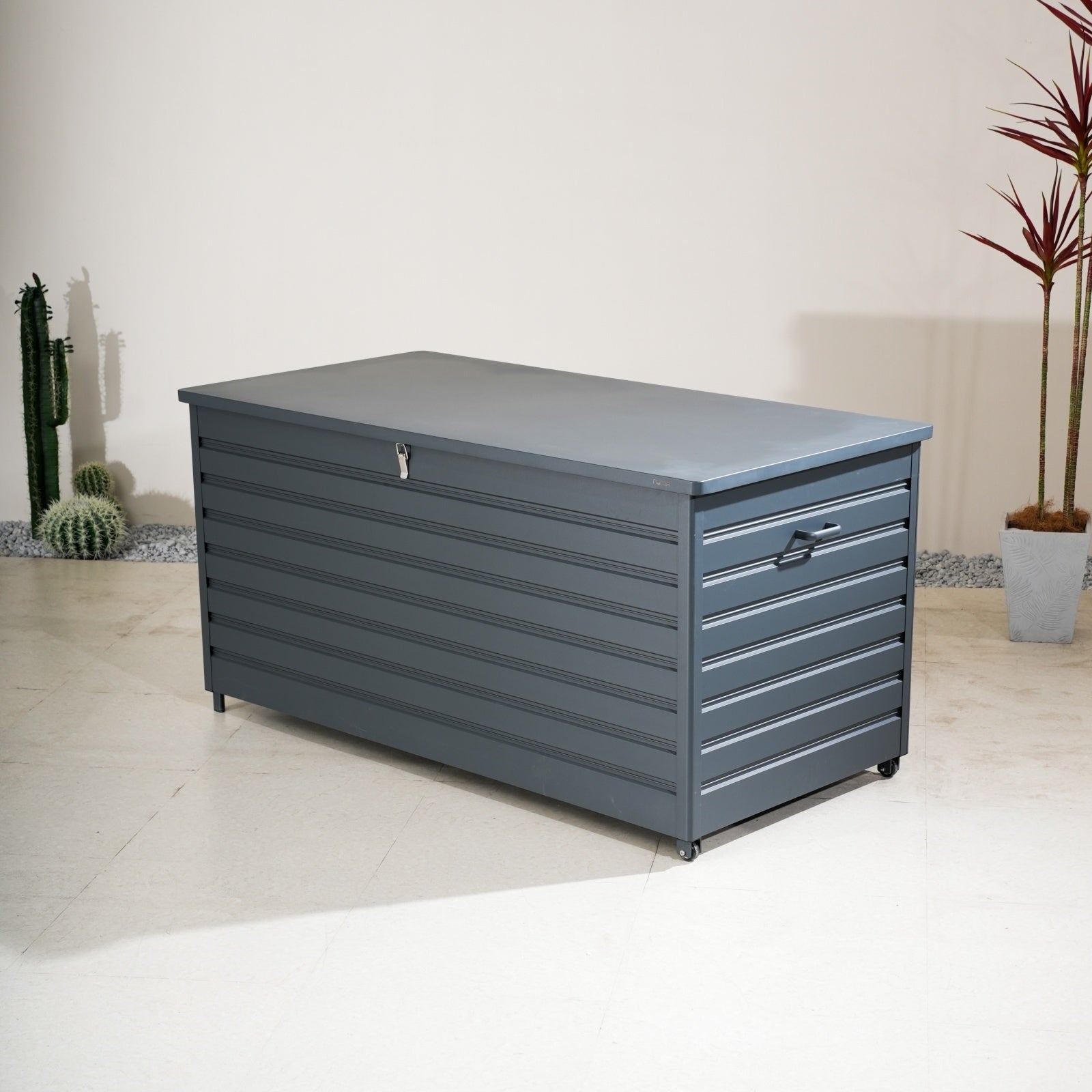 375 Gallon Capacity Numa - Style Large Aluminium Storage Box (PJB - A1890) - Direct Wicker