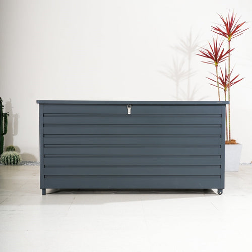 375 Gallon Capacity Numa - Style Large Aluminium Storage Box (PJB - A1890) - Direct Wicker