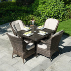 4 - Seat Cube Outdoor Dining Table (PAD - 1710 - Table) - Direct Wicker