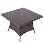 4 - Seat Cube Outdoor Dining Table (PAD - 1710 - Table) - Direct Wicker