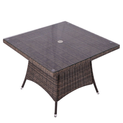 4 - Seat Cube Outdoor Dining Table (PAD - 1710 - Table) - Direct Wicker