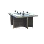 4 - Seat Cube Outdoor Dining Table (PAD - 3233B - Table) - Direct Wicker