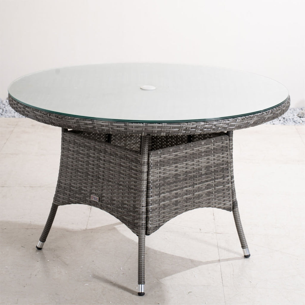 4-Seat Round Outdoor Dining Table (PAD-1709-Table) - Direct Wicker