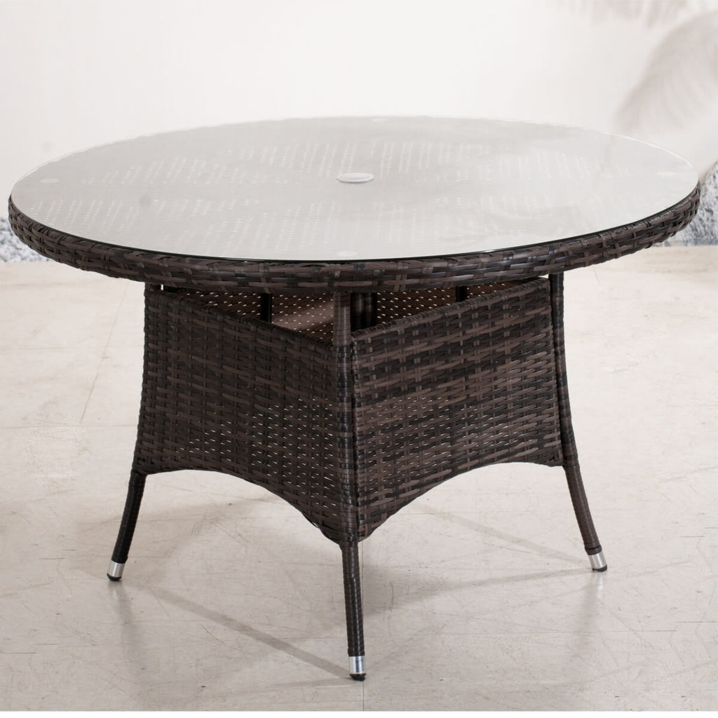 4-Seat Round Outdoor Dining Table (PAD-1709-Table) - Direct Wicker