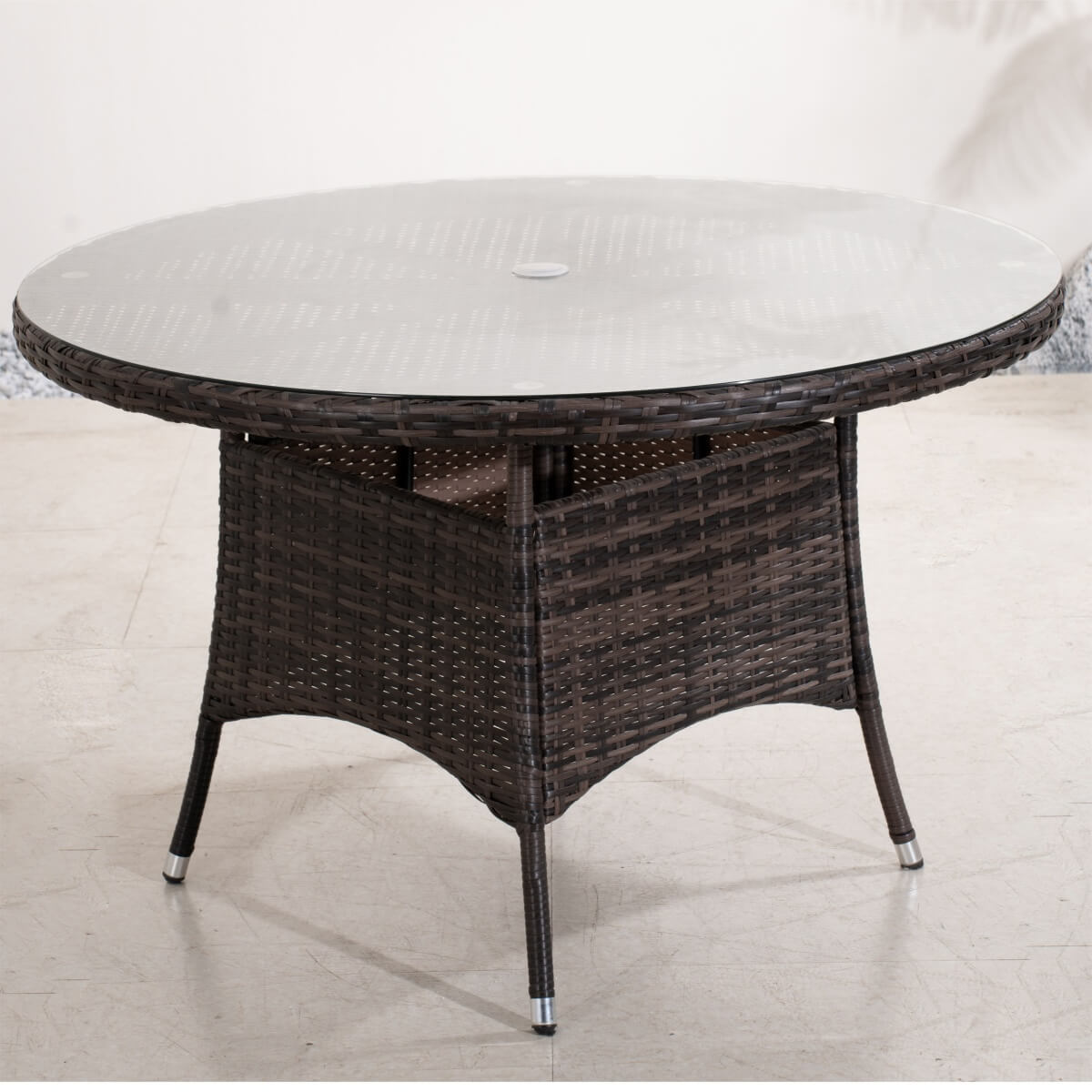 4-Seat Round Outdoor Dining Table (PAD-1709-Table) - Direct Wicker