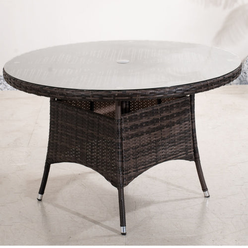 4-Seat Round Outdoor Dining Table (PAD-1709-Table) - Direct Wicker