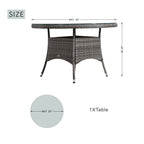 4 - Seat Round Outdoor Dining Table (PAD - 1709 - Table) - Direct Wicker