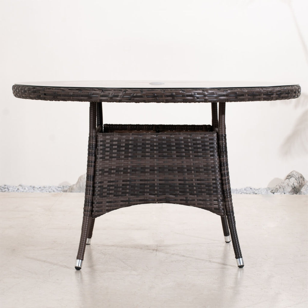 4-Seat Round Outdoor Dining Table (PAD-1709-Table) - Direct Wicker