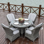4 - Seat Round Outdoor Dining Table (PAD - 1709 - Table) - Direct Wicker