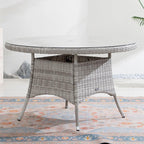 4-Seat Round Outdoor Dining Table (PAD-1709-Table) - Direct Wicker