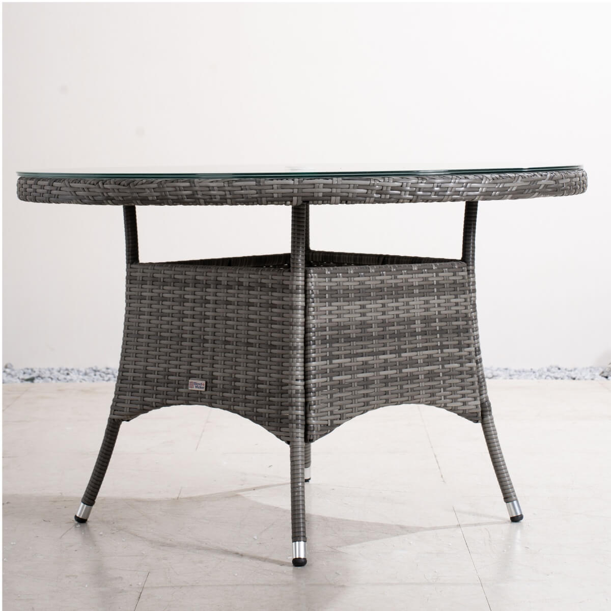 4-Seat Round Outdoor Dining Table (PAD-1709-Table) - Direct Wicker