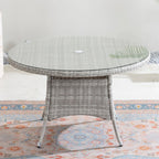 4-Seat Round Outdoor Dining Table (PAD-1709-Table) - Direct Wicker