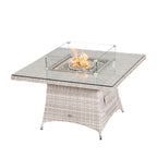 4-Seat Square Fire Pit Table (PAG-1104-T) - Direct Wicker